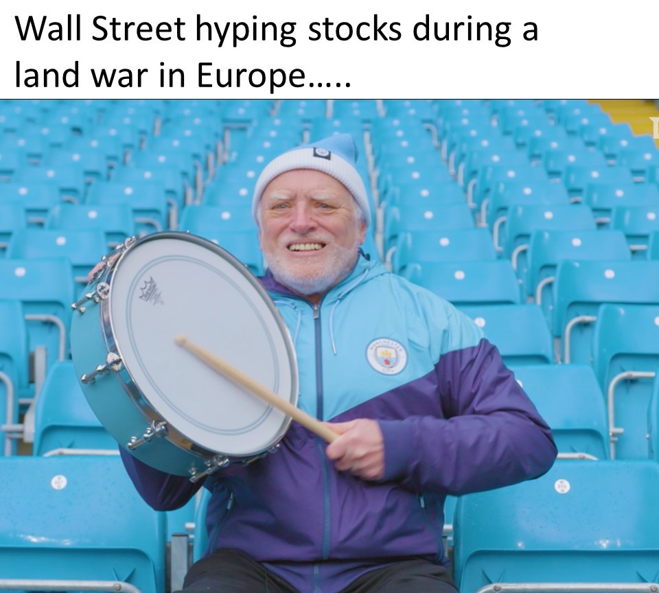 Hide the Pain Harol-....uh, Wall Street - meme