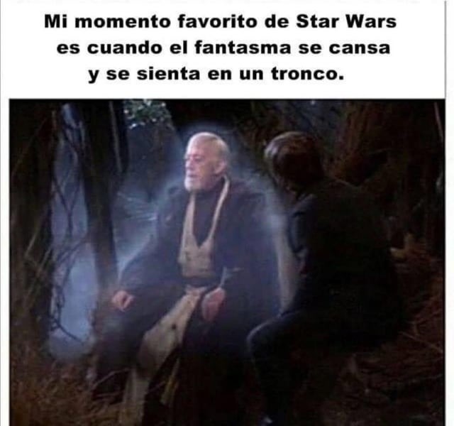 momento costumbrista de star wars - meme