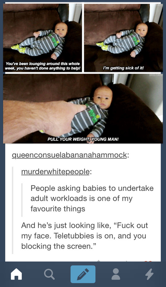 Third comment is the chill baby - meme