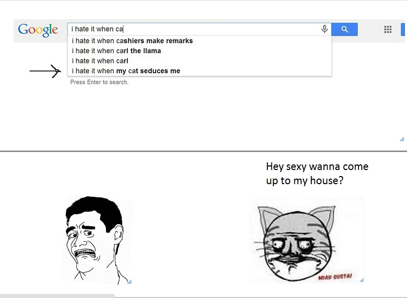 the things people search on google these days - meme