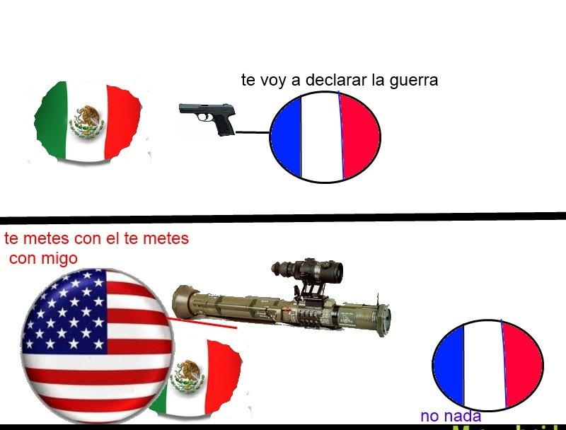 México y usa unidos - meme