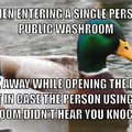 Washroom advice