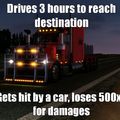Euro truck simulator 2 with mods