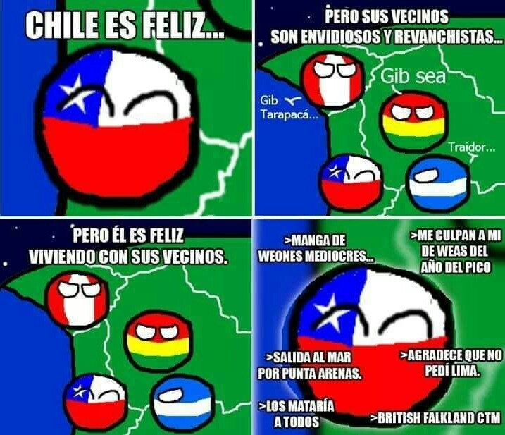 Chile es feliz despues de todo - meme