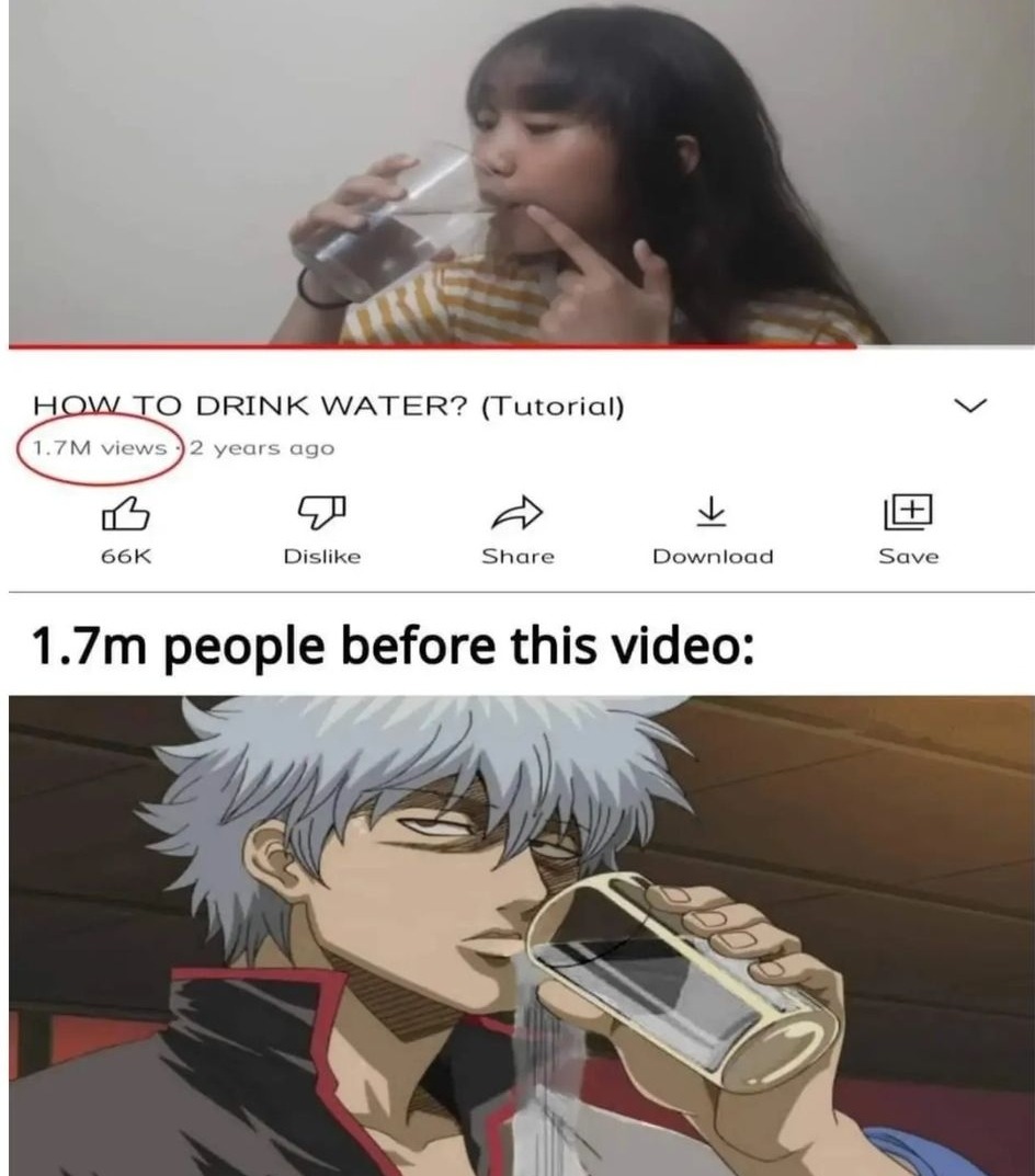 Drinking is hard! - meme