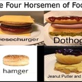 The four horsemen of food