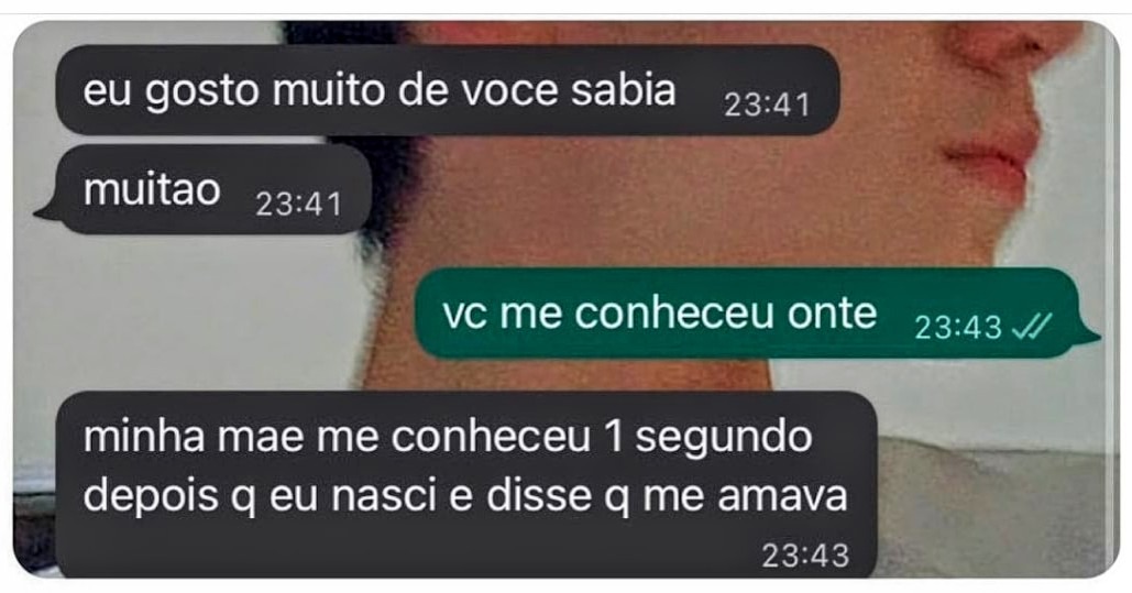 Amor a primeira vista - meme