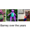 Barney over the years