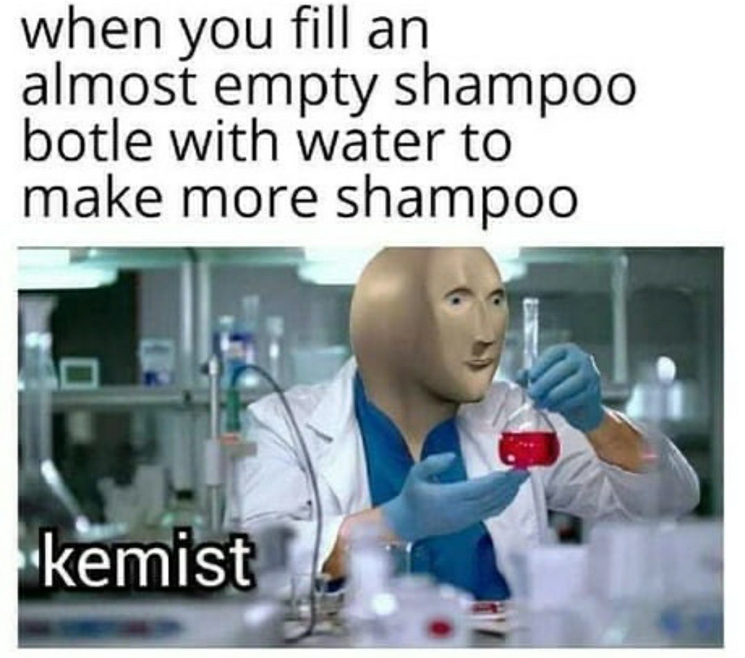 Infinite shampoo - meme