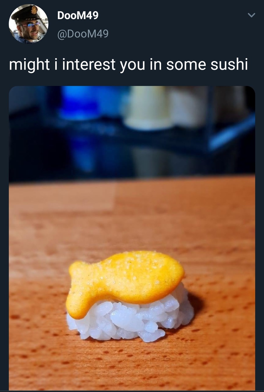 Guess I like sushi - meme