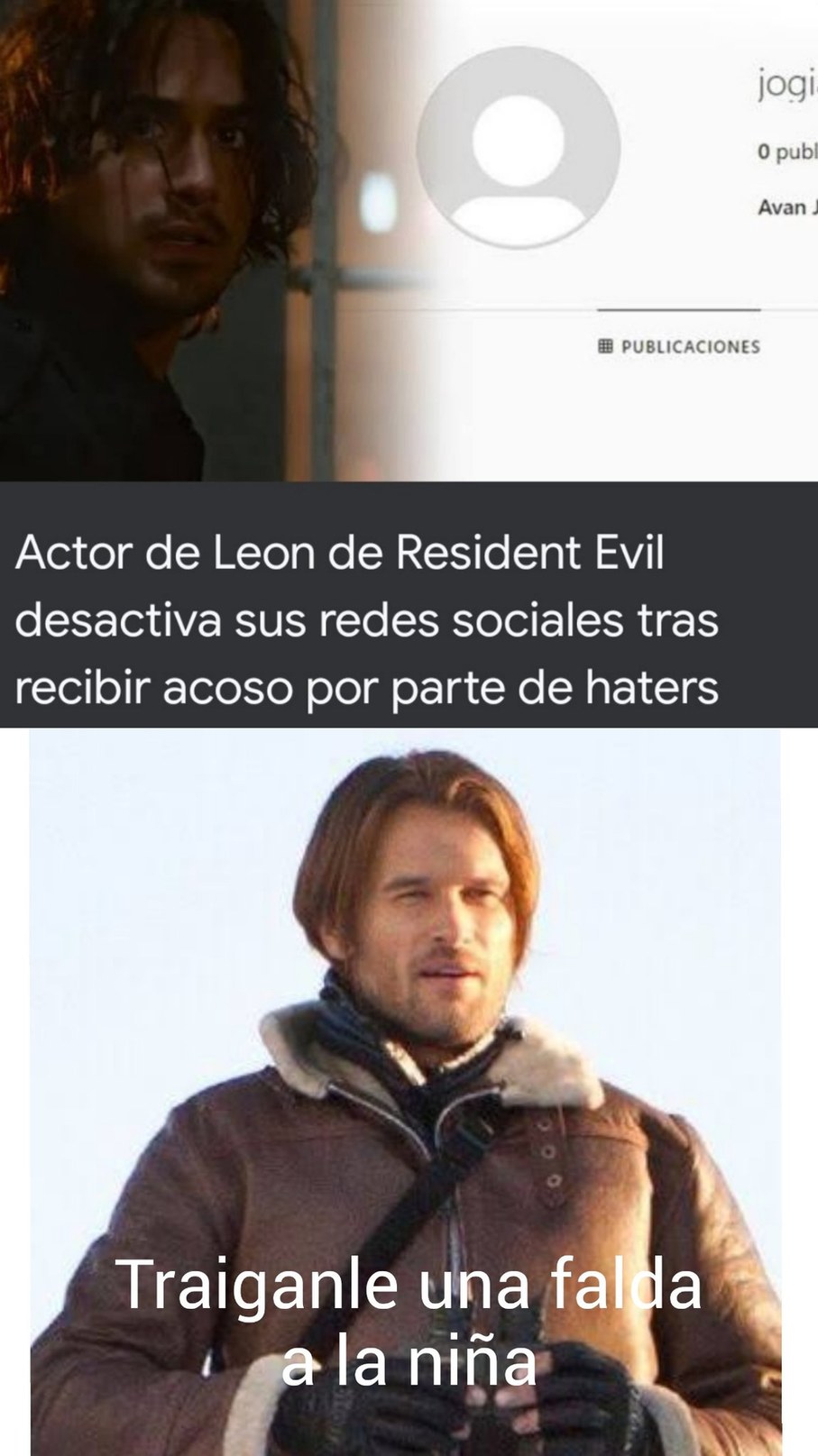 El Leon de Resident Evil 5 es muy superior al actual - meme