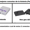 Super Nintendo vs neo geo AES