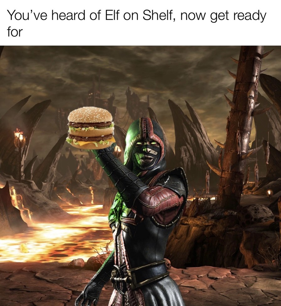 Ermac with a Big Mac - meme