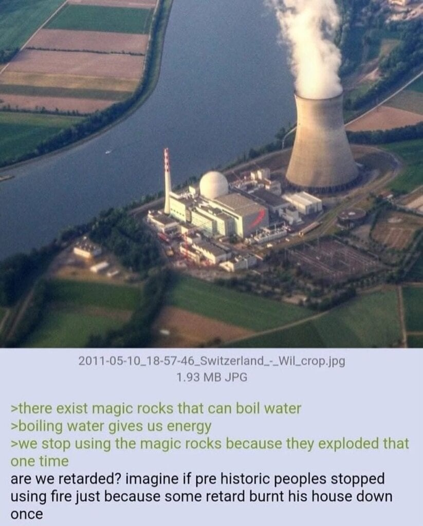 Nuclear power good - meme