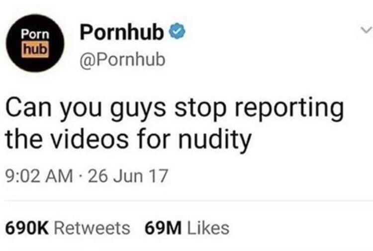 reported for nudity - meme