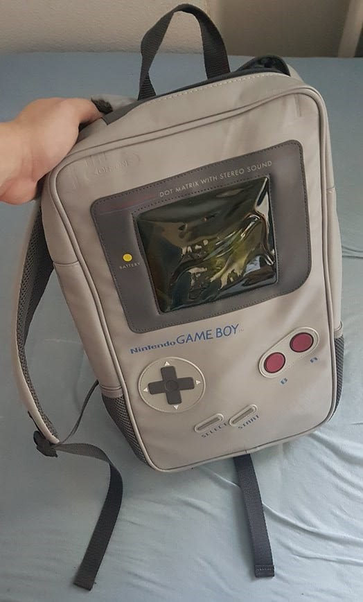 Game Boy coolest backpack ever - meme