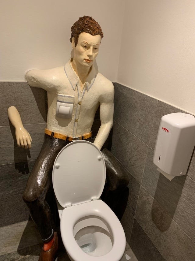 cursed image… toilet butler maybe idk… - meme