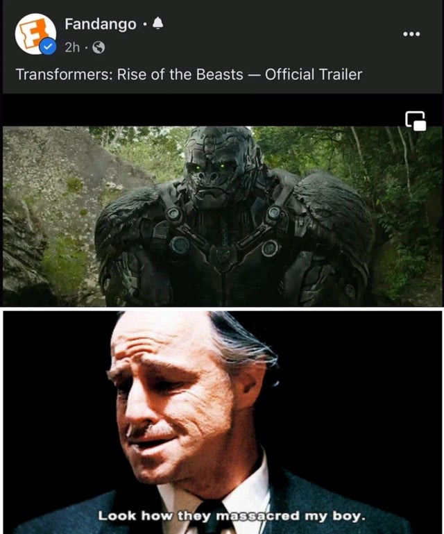 transformers 7 rise of the beasts meme