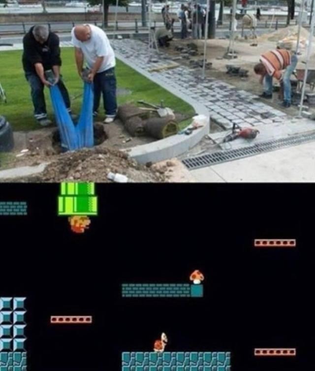 Funny Mario Bros image meme