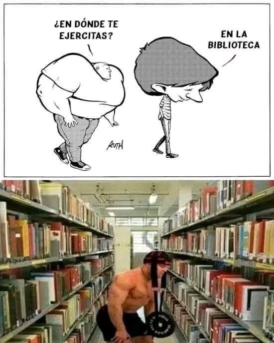 Hay que entrenar todos los músculos - meme