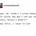Mr Stark...