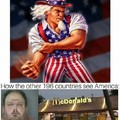 As an American, I can confirm that the bottom picture is definantly us