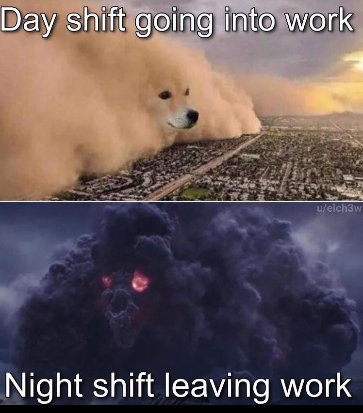 night shift - meme