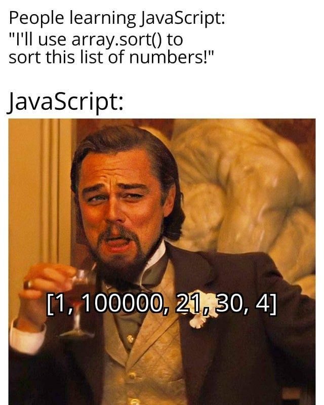 People learning java scripts i will use array meme