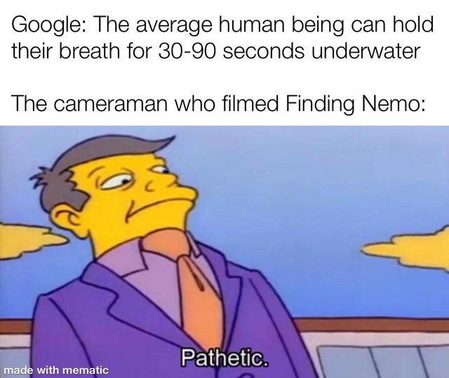 Finding nemo cameraman - meme