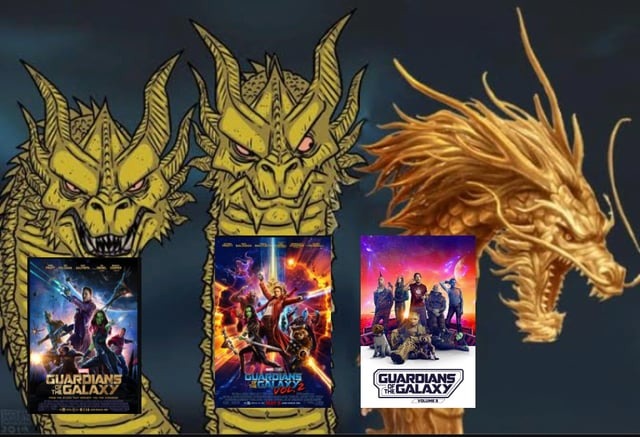 Guardians of the Galaxy trilogy meme