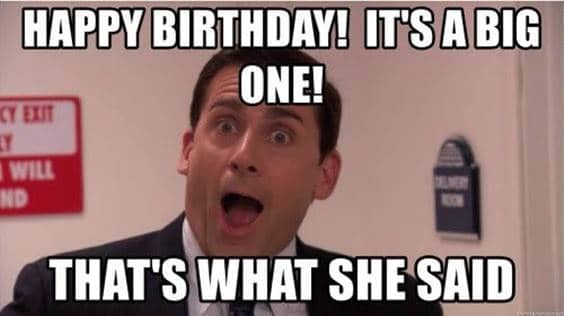 Michael Scott Happy Birthday meme