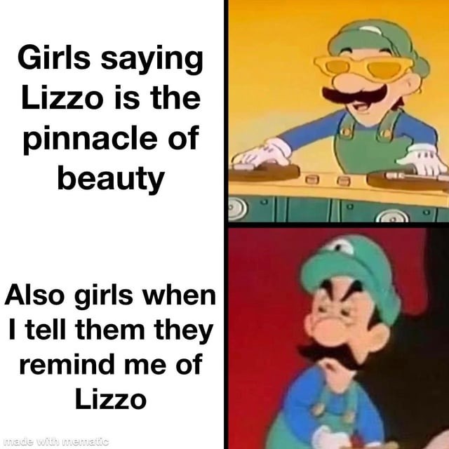 Lizzo is a beauty - meme