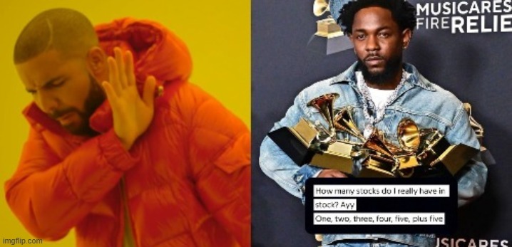 Kendrick Lamar Grammys 2025 meme