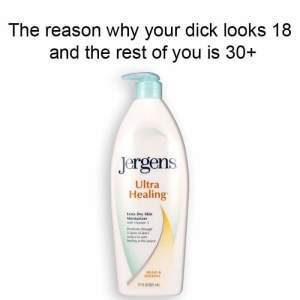 I might be 98 but my dick looks 23 - meme
