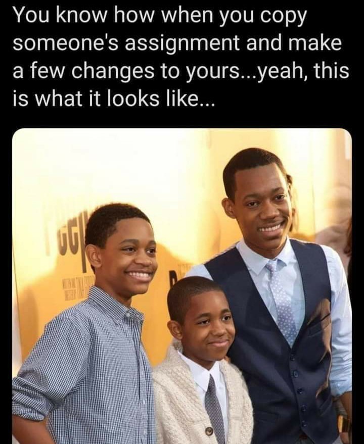 All black people look same.... - meme