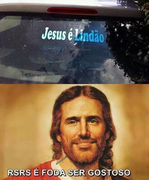Jesus é lindao - meme