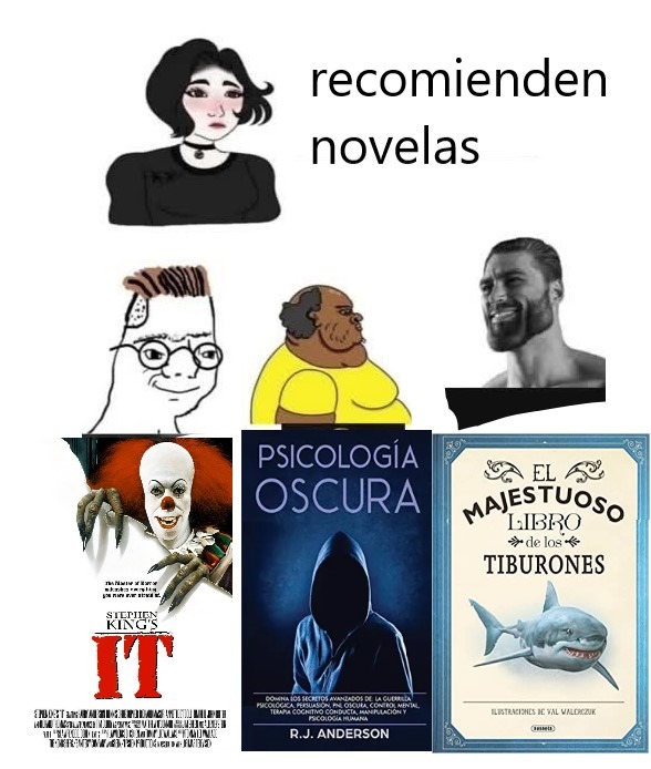 recomienden novelas - meme