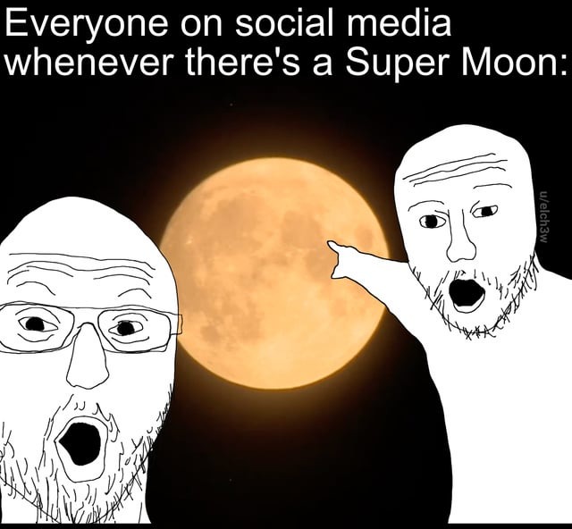 Super moon - meme