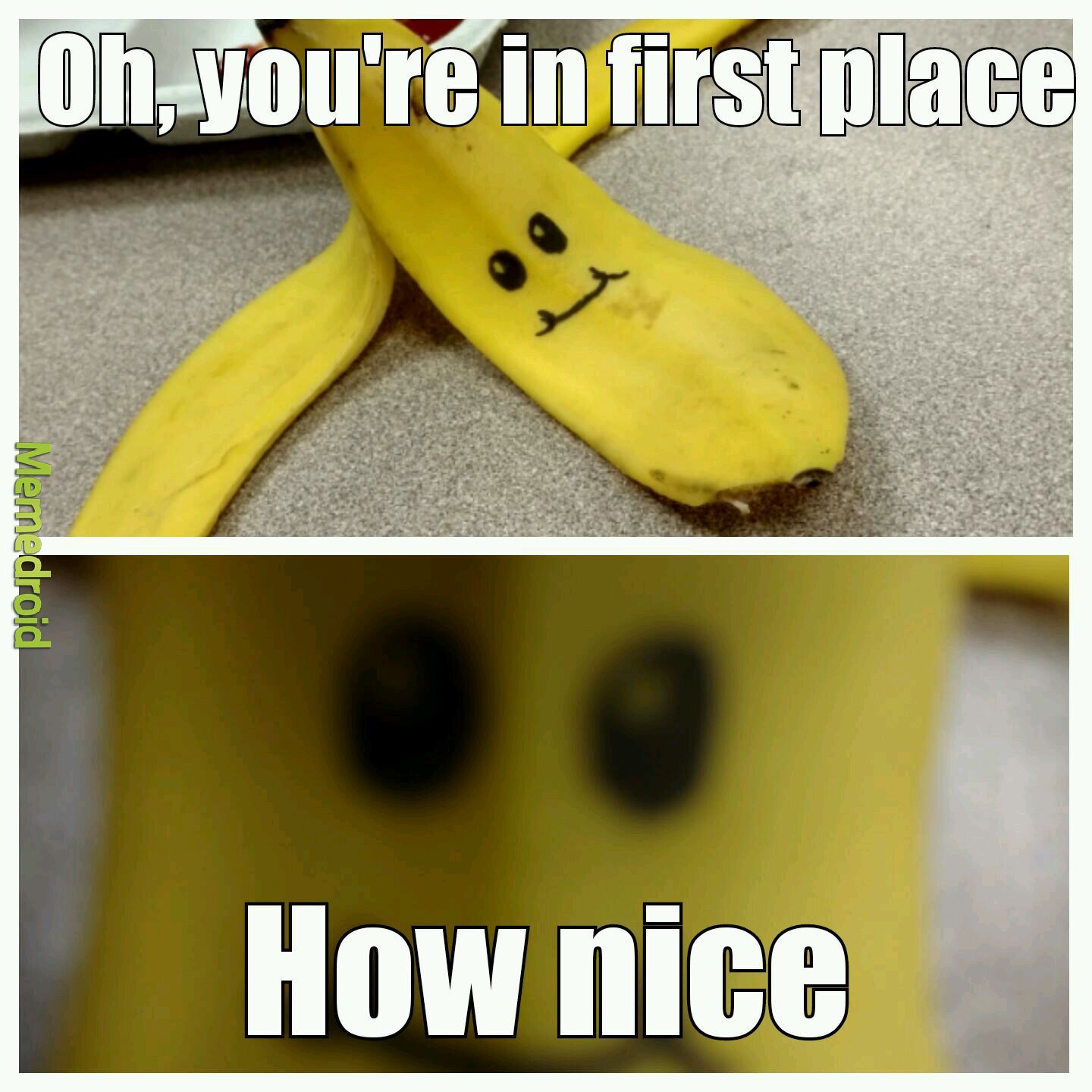 Those mcfriggen banana peels man - meme