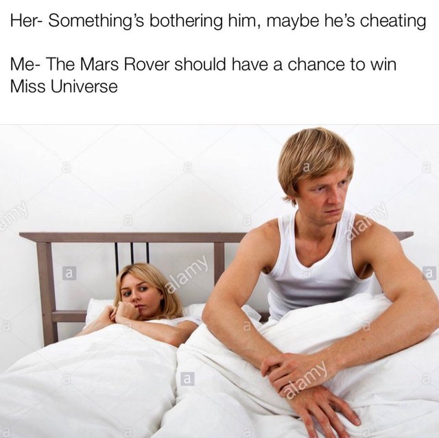 Should the mars rover have a chance to win Miss Universe? - meme