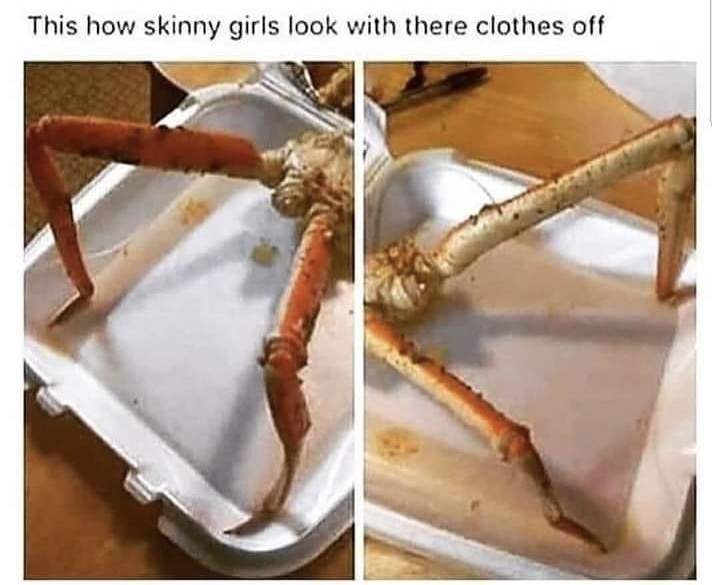 Skinny bitches - meme
