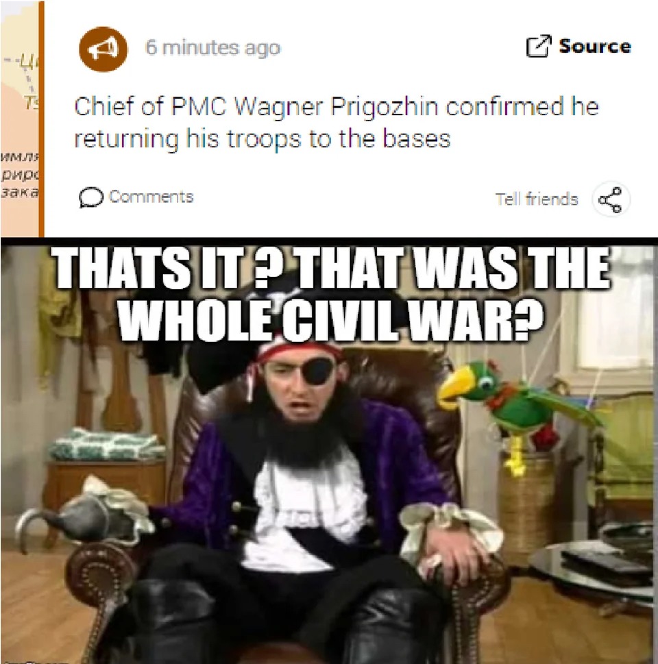 >TFW no Russian civil war - meme
