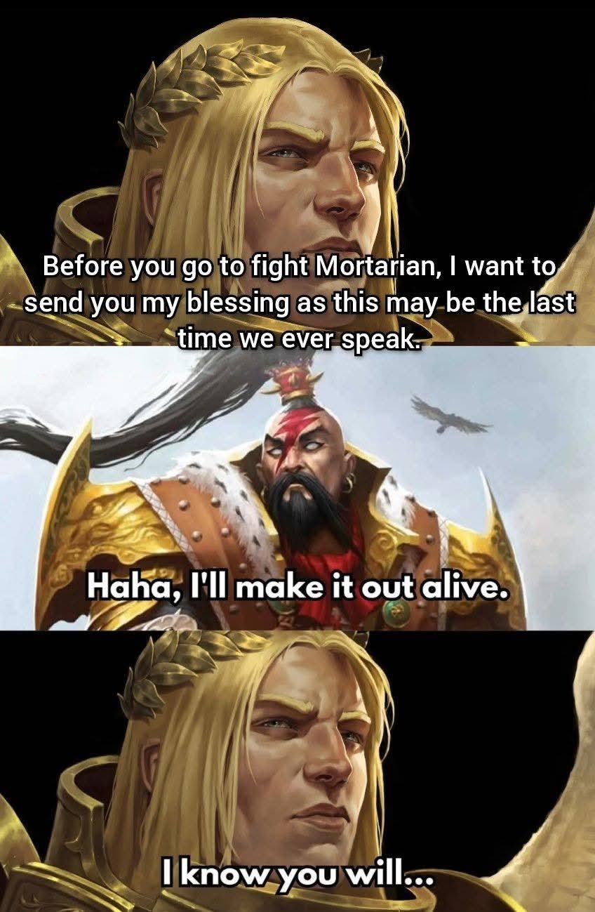 The last time my child - meme