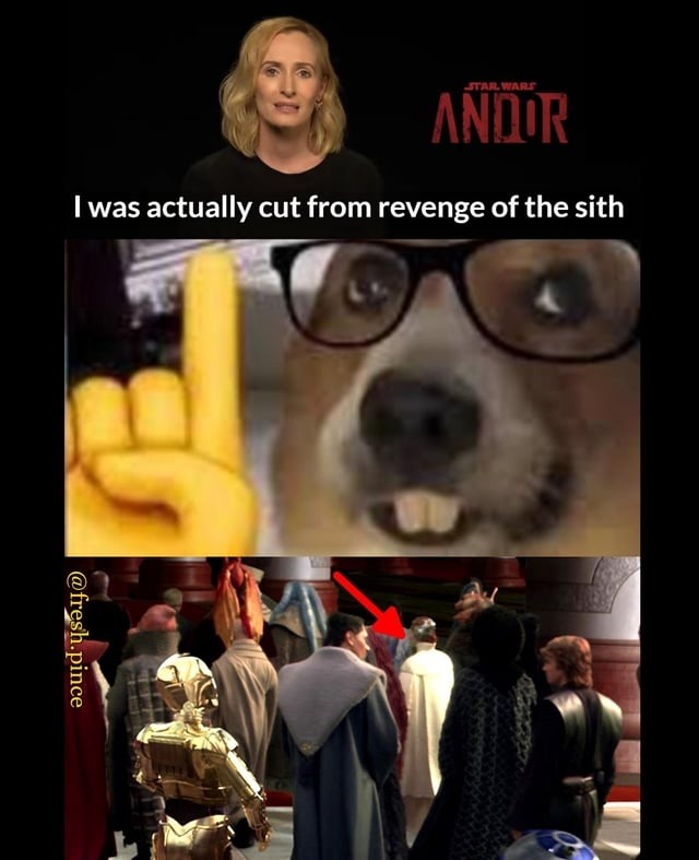Andor was THIS close to making it into Sith - meme