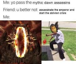 Start the Oblivion Crisis - meme