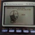 stonks meme in a calculator