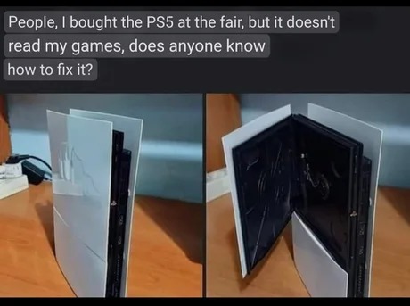 Real 100% PS5 - meme