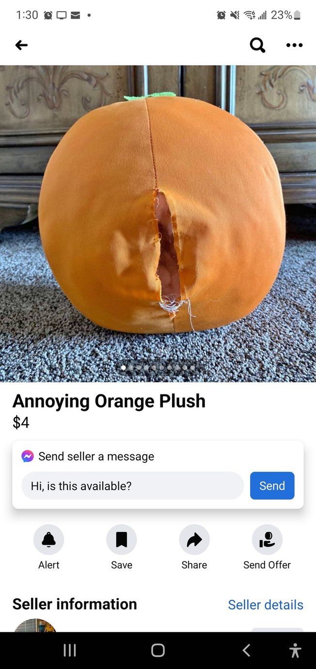 Annoying Orange Plush - meme