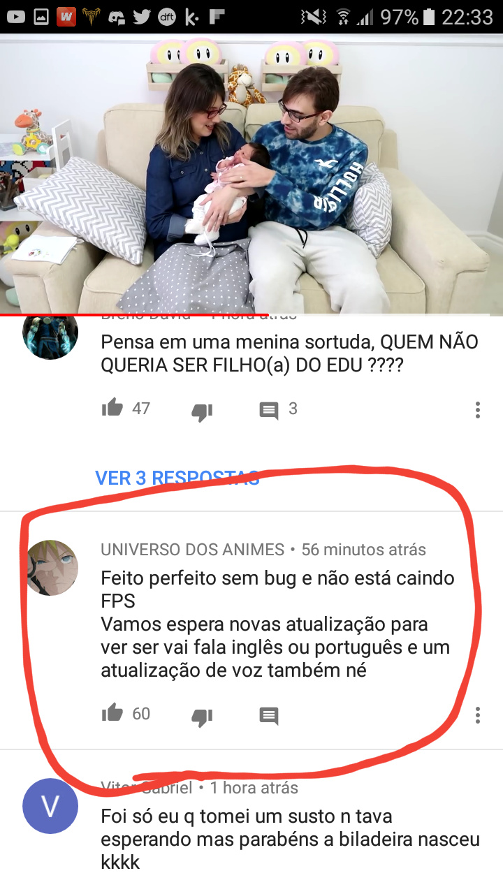 Atualizações - meme