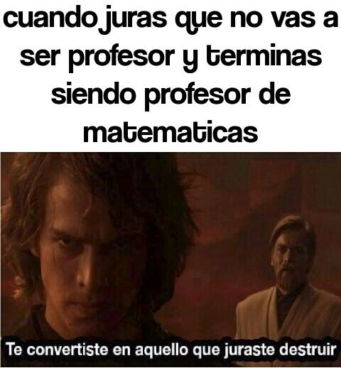 Matemáticas - meme